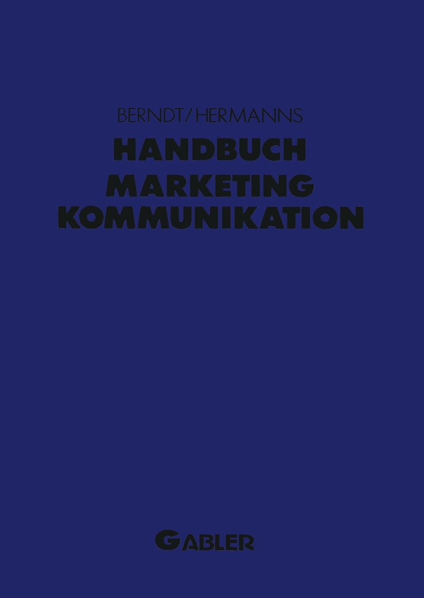Handbuch Marketing-Kommunikation