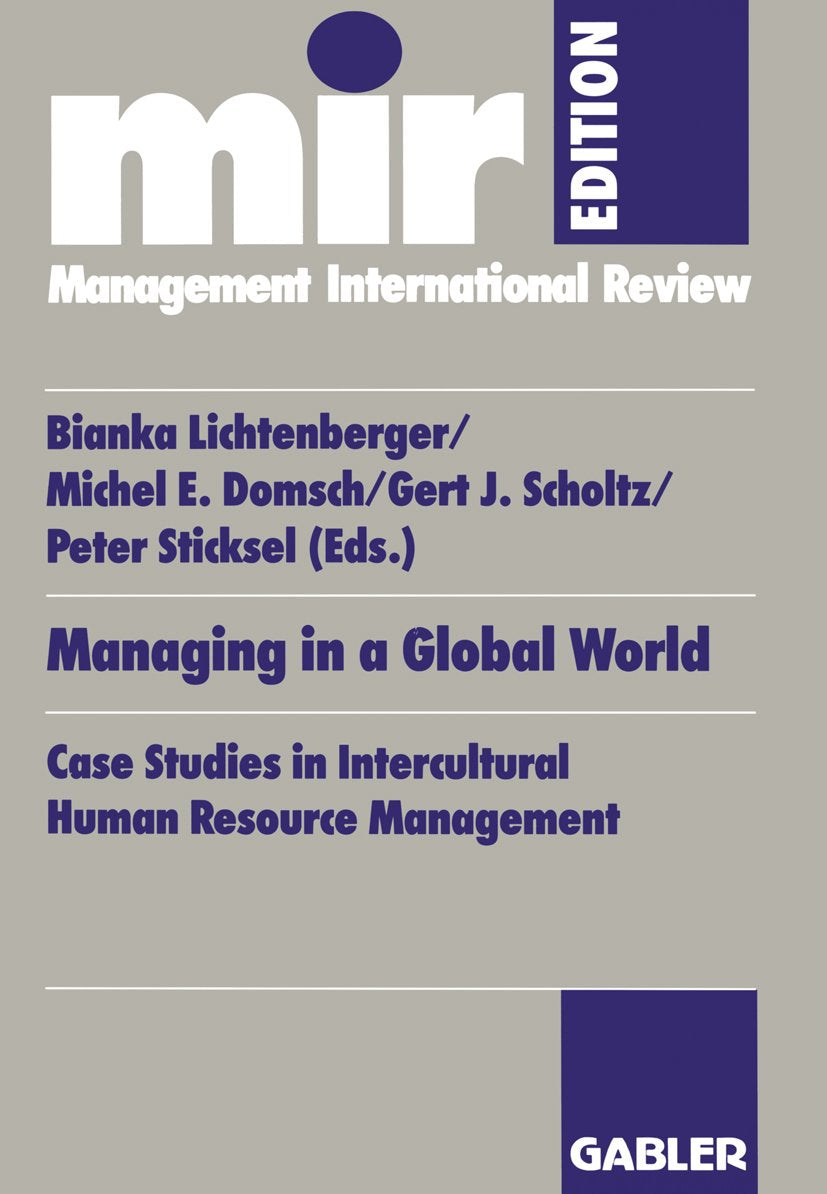mir-Edition: Case Studies in Intercultural Human Resource Management