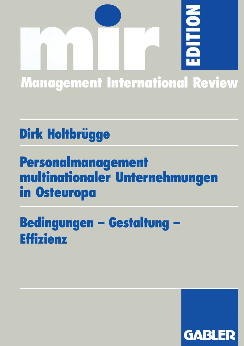 mir-Edition: Bedingungen - Gestaltung - Effizienz