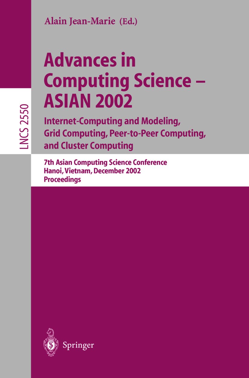 Lecture Notes in Computer Science