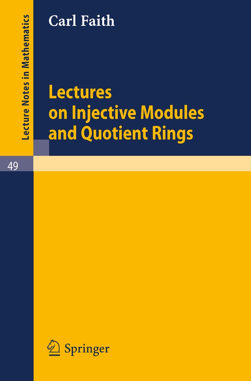 Lecture Notes in Mathematics