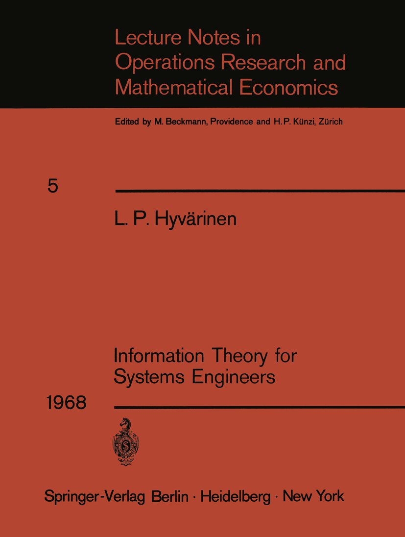 Lecture Notes in Economics and Mathematical Systems