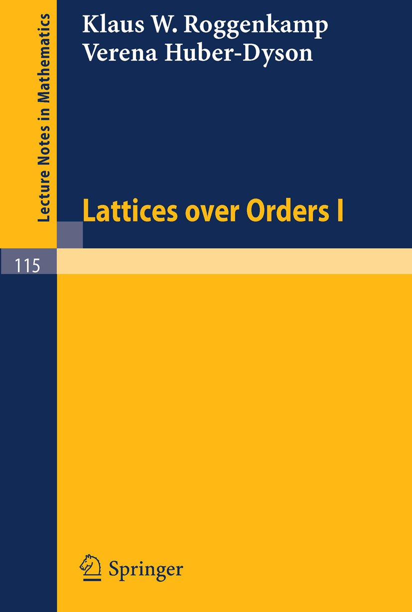 Lecture Notes in Mathematics