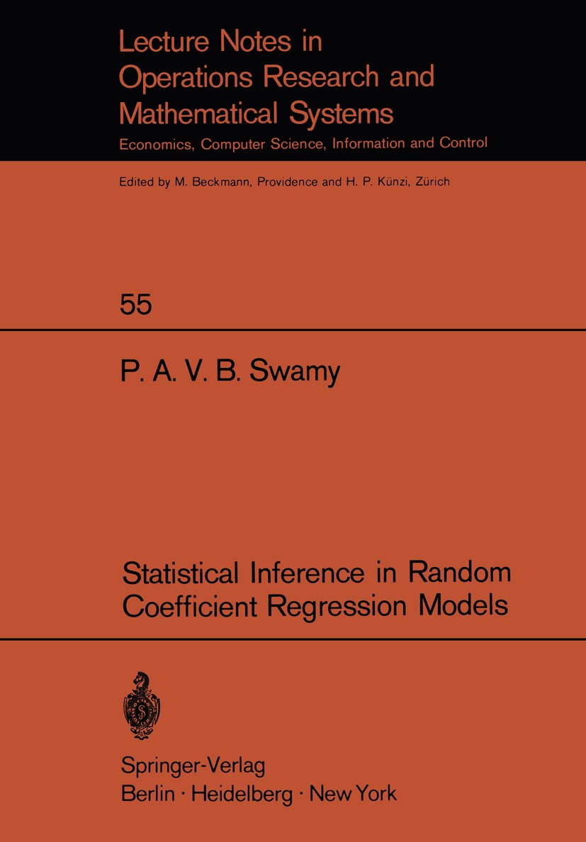 Lecture Notes in Economics and Mathematical Systems