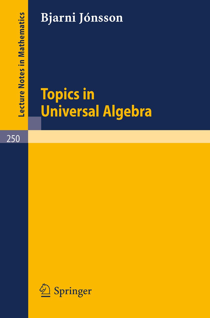 Lecture Notes in Mathematics