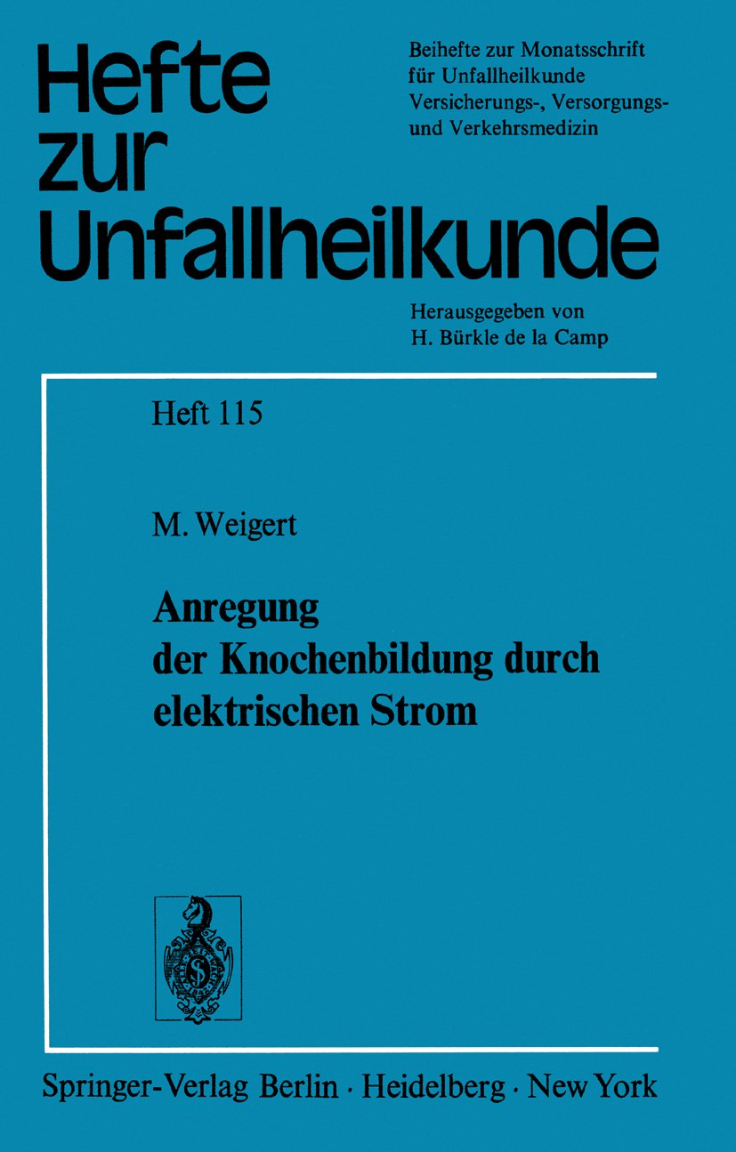 Anregung der Knochenbildung durch elektrischen Strom