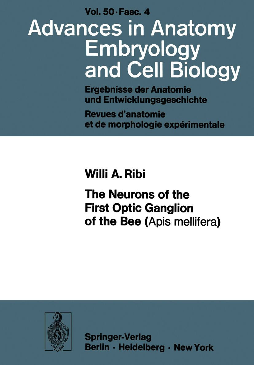 Advances in Anatomy, Embryology and Cell Biology