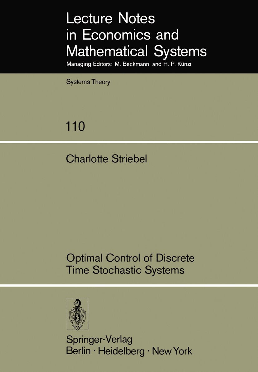 Lecture Notes in Economics and Mathematical Systems