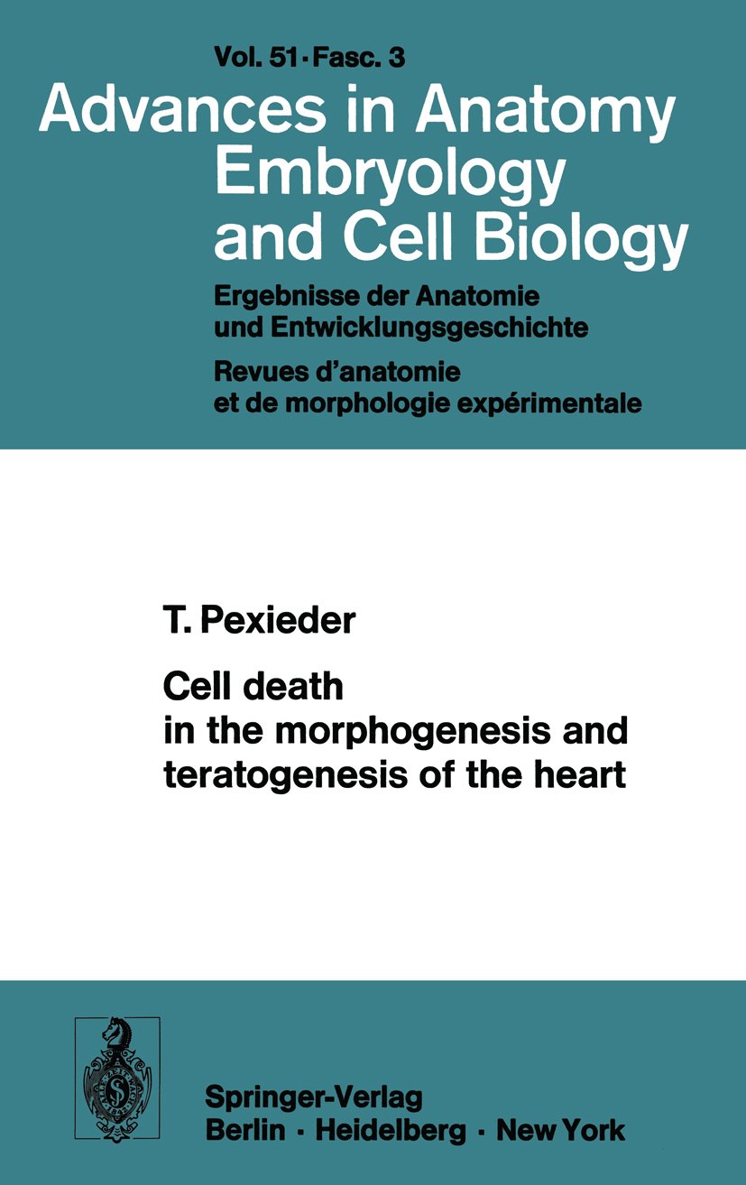 Advances in Anatomy, Embryology and Cell Biology