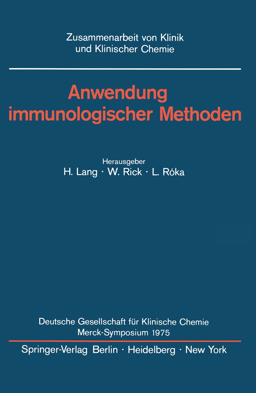 Anwendung immunologischer Methoden