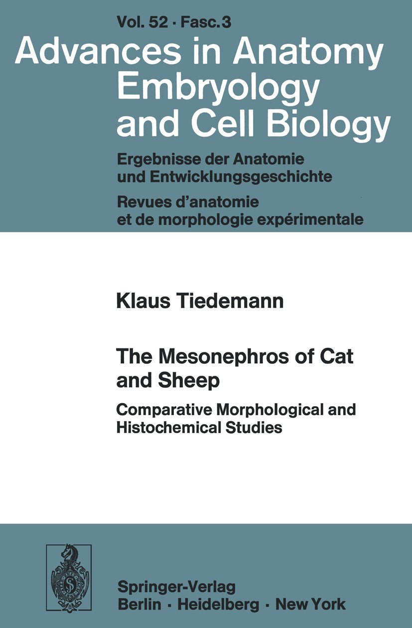 Advances in Anatomy, Embryology and Cell Biology