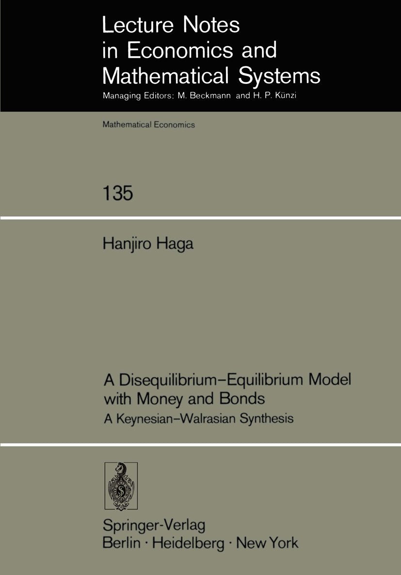 Lecture Notes in Economics and Mathematical Systems