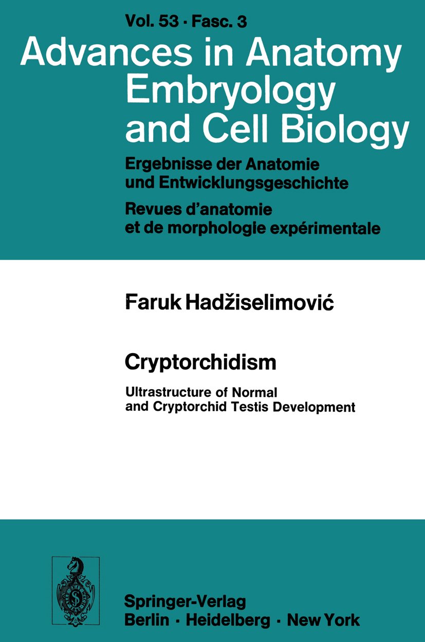 Advances in Anatomy, Embryology and Cell Biology