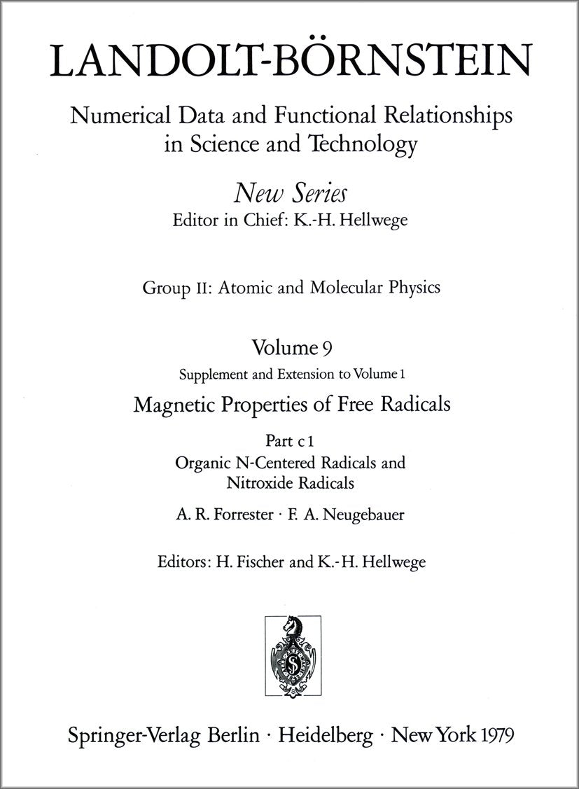 Landolt-Börnstein: Numerical Data and Functional Relationships in Science and Technology - New Series