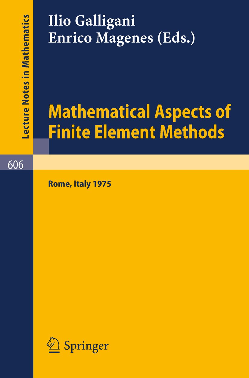 Lecture Notes in Mathematics
