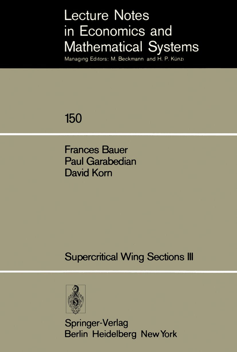Lecture Notes in Economics and Mathematical Systems