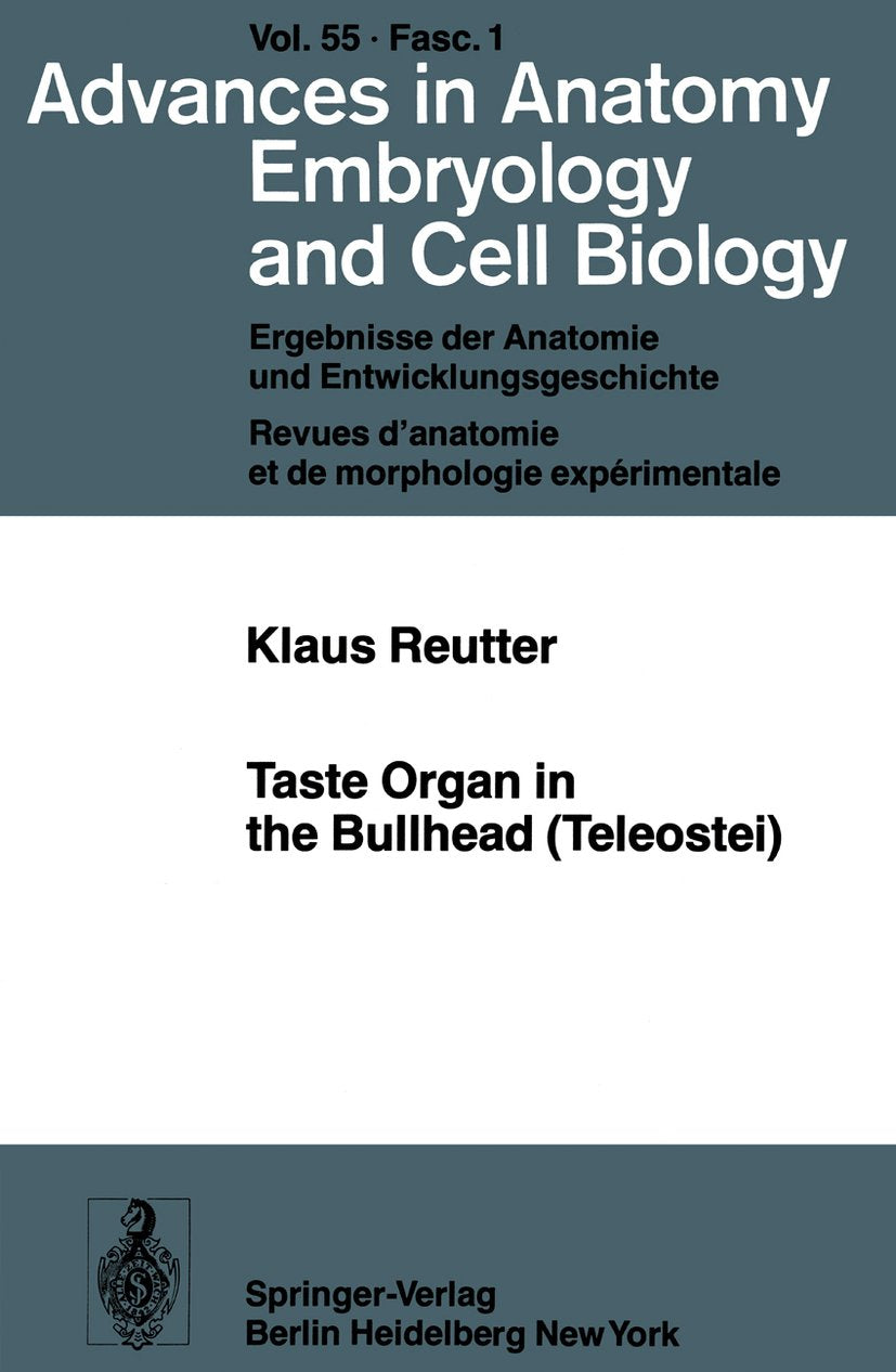 Advances in Anatomy, Embryology and Cell Biology