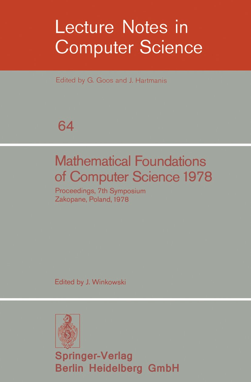 Lecture Notes in Computer Science