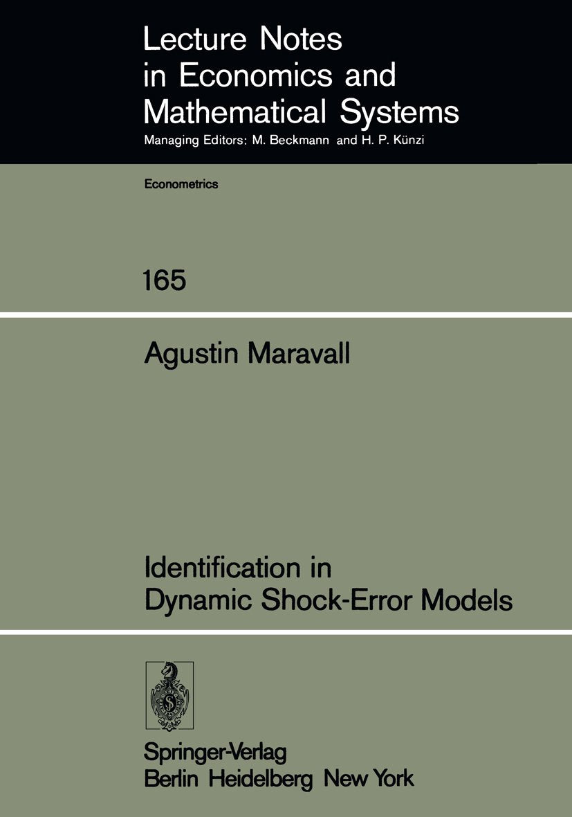 Lecture Notes in Economics and Mathematical Systems