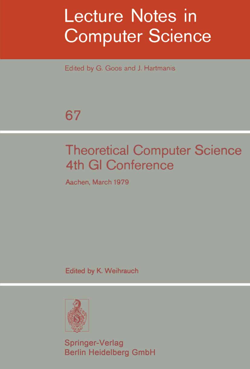 Lecture Notes in Computer Science