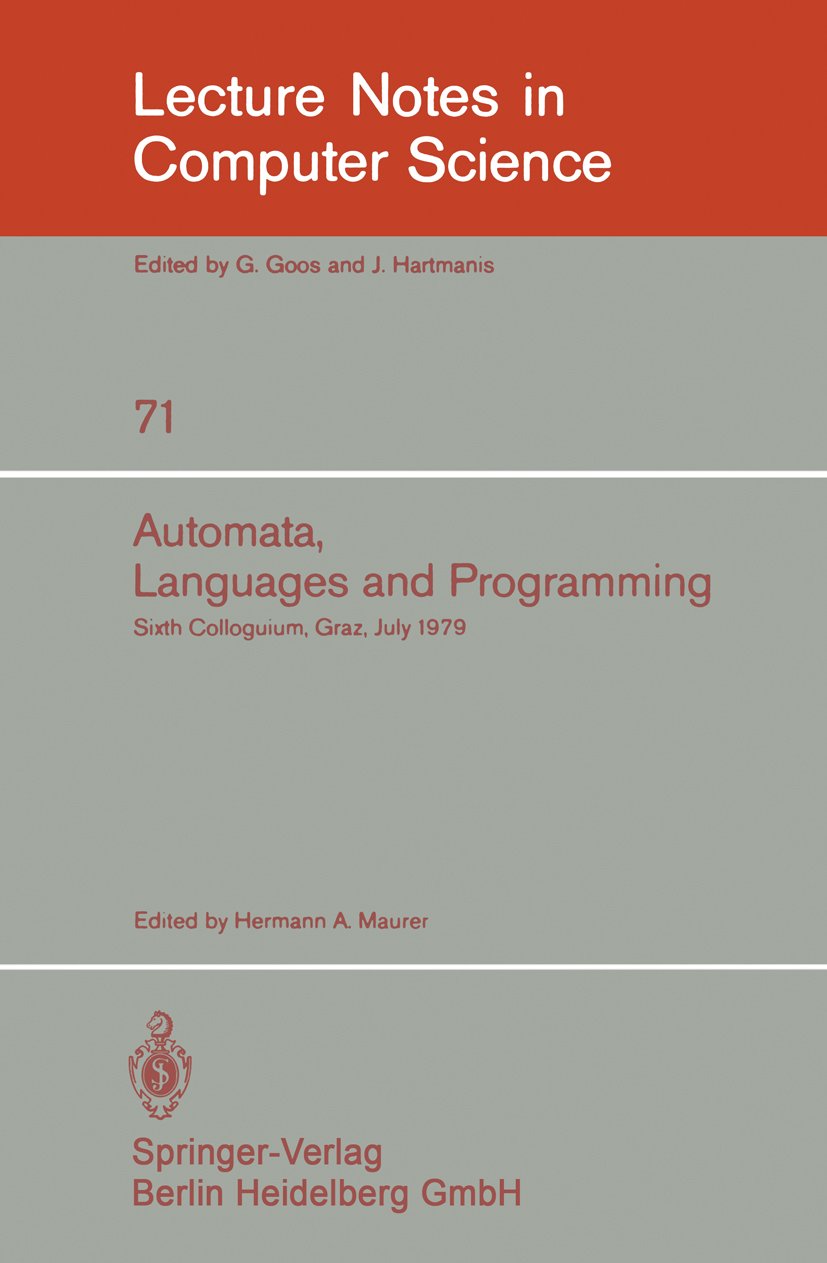 Lecture Notes in Computer Science