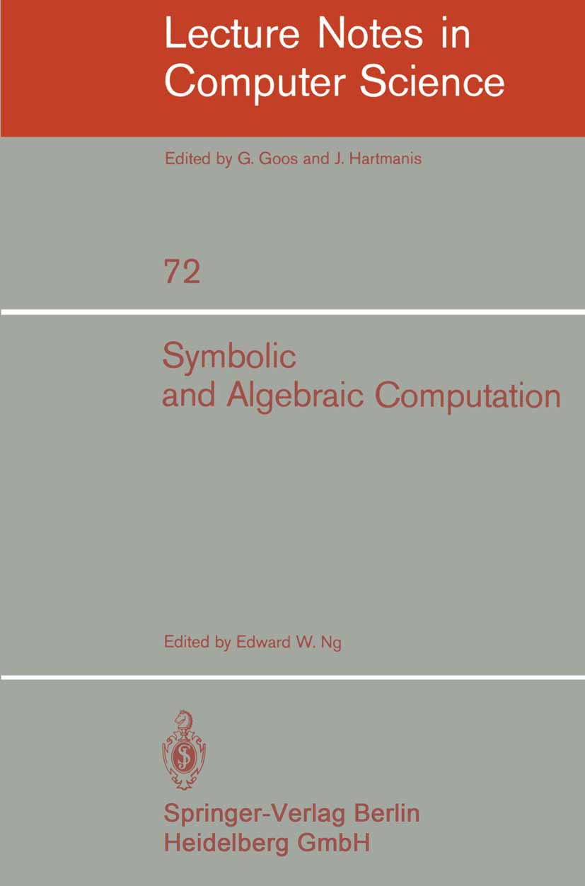 Lecture Notes in Computer Science