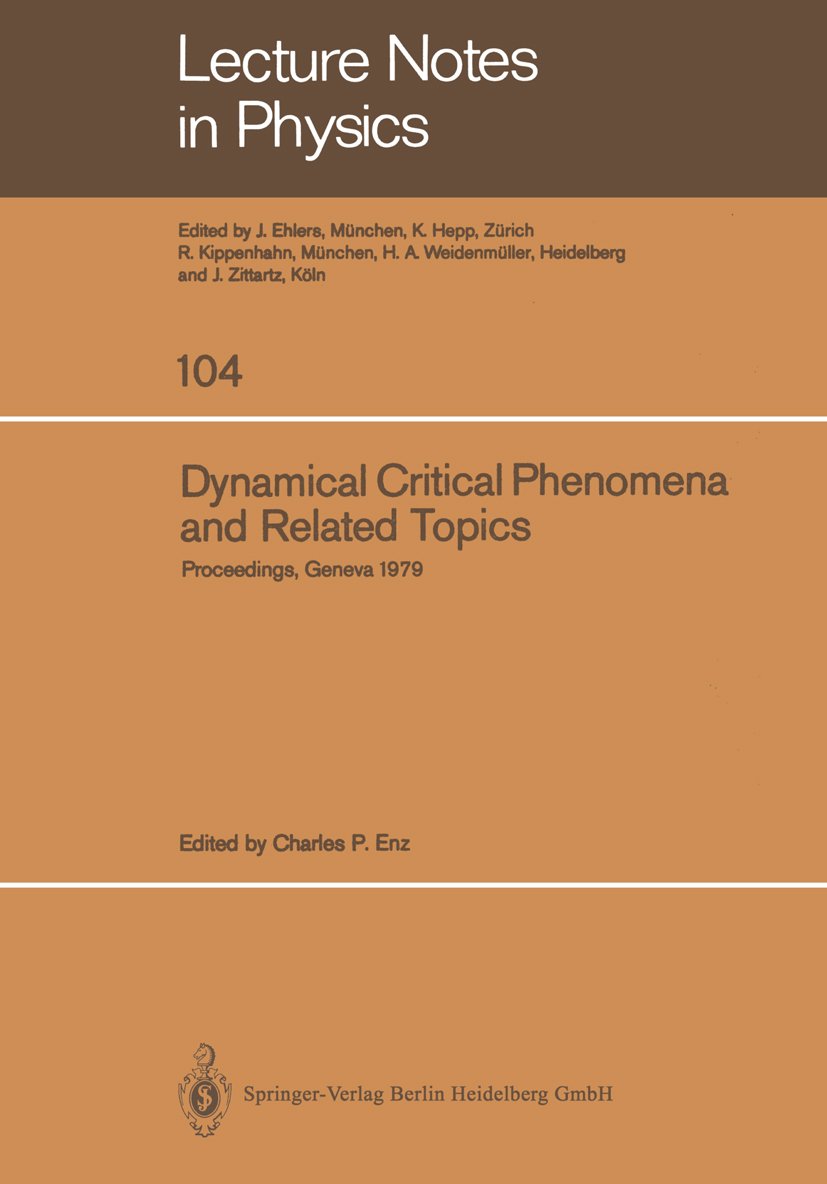 Dynamical Critical Phenomena and Related Topics