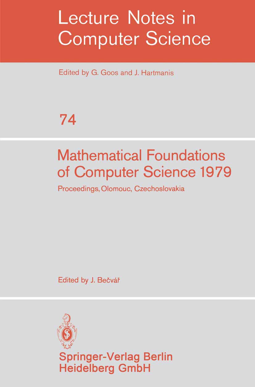 Lecture Notes in Computer Science