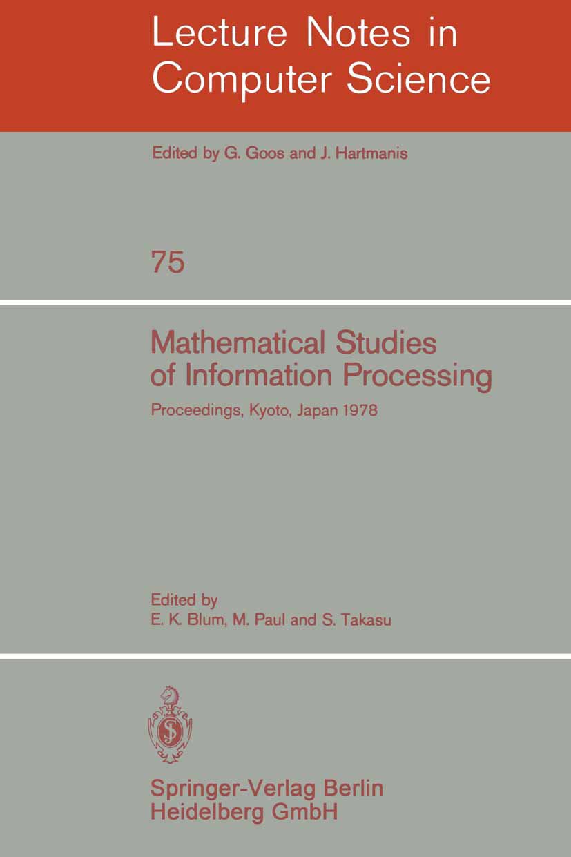 Mathematical Studies of Information Processing