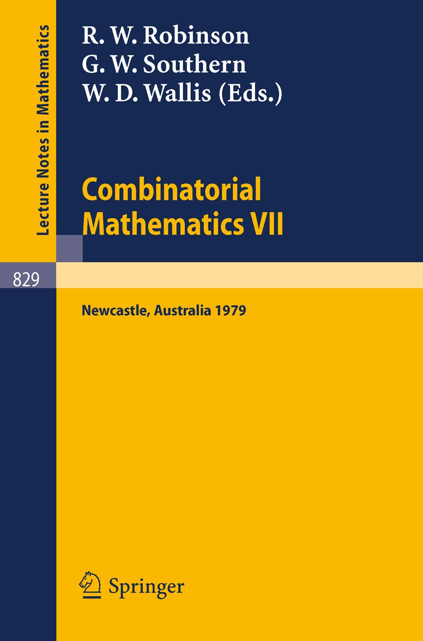 Lecture Notes in Mathematics