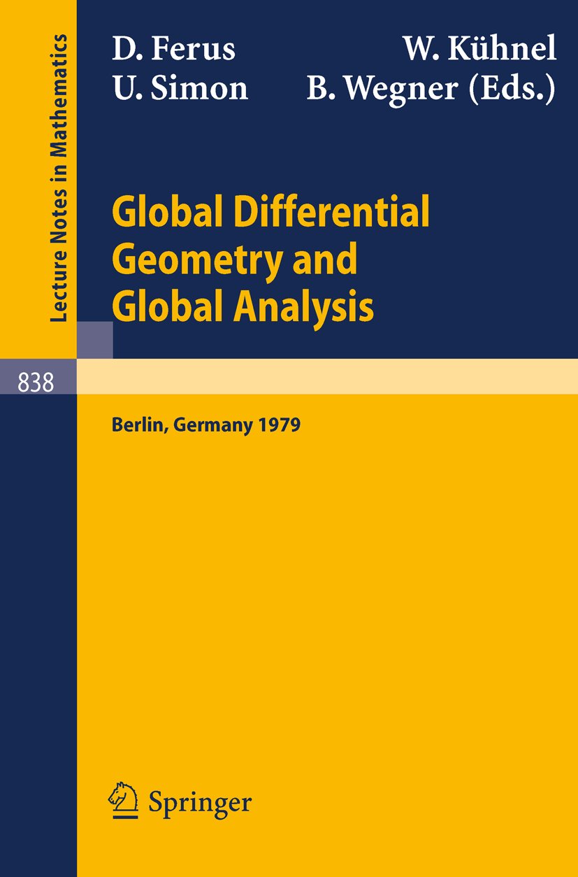 Lecture Notes in Mathematics