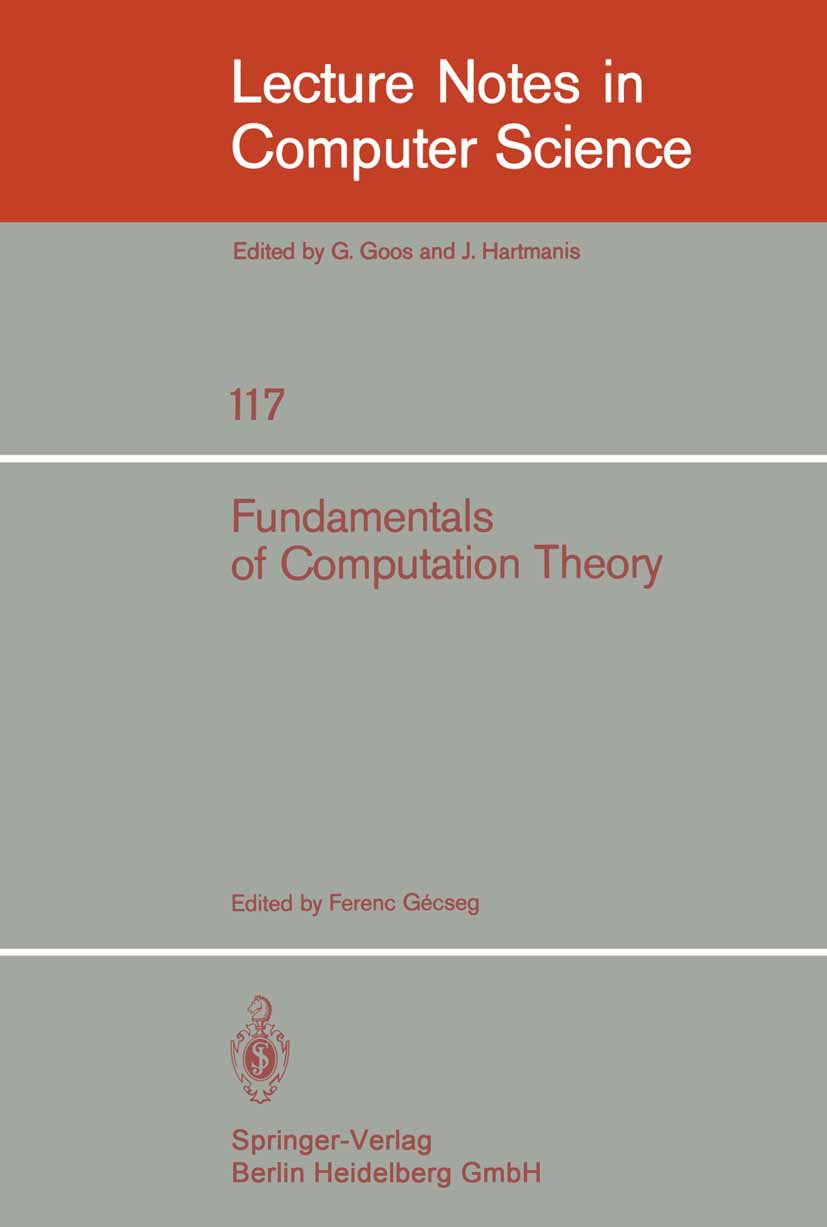 Lecture Notes in Computer Science