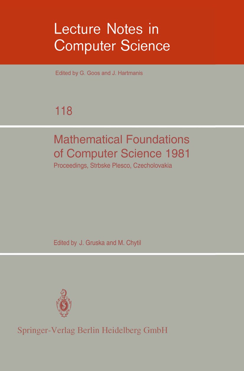 Lecture Notes in Computer Science