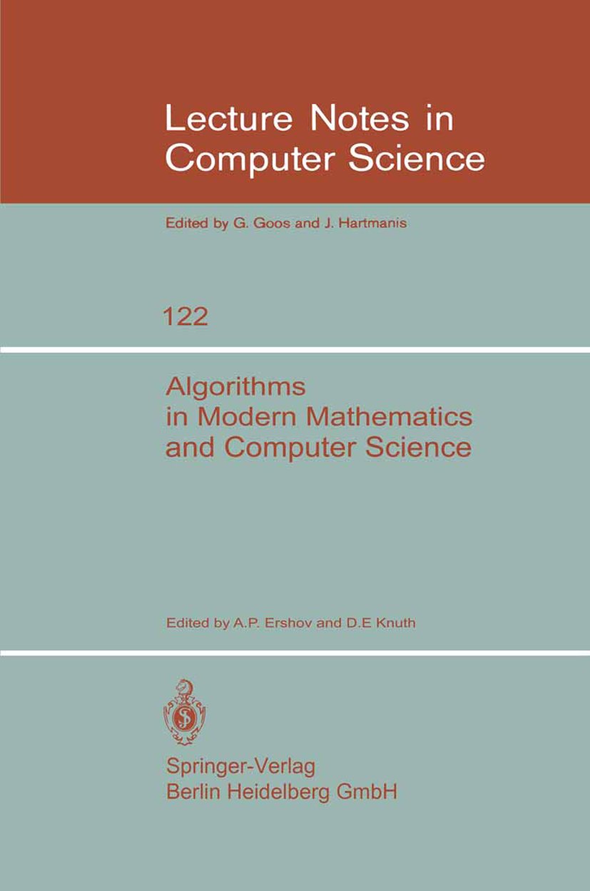 Lecture Notes in Computer Science