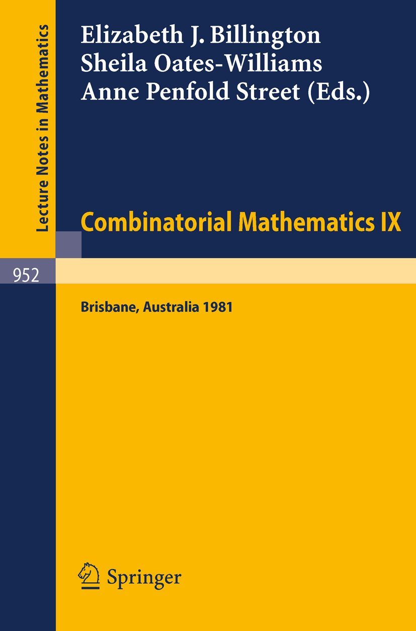Lecture Notes in Mathematics