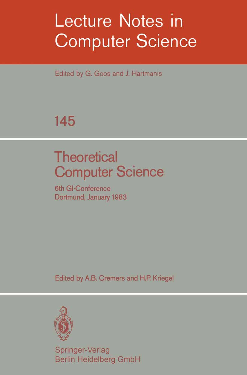 Lecture Notes in Computer Science