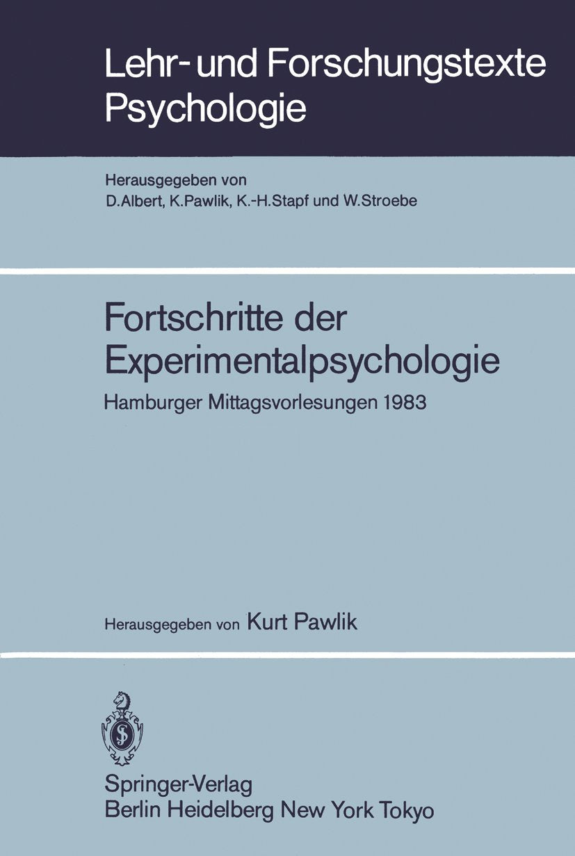 Lehr- und Forschungstexte Psychologie