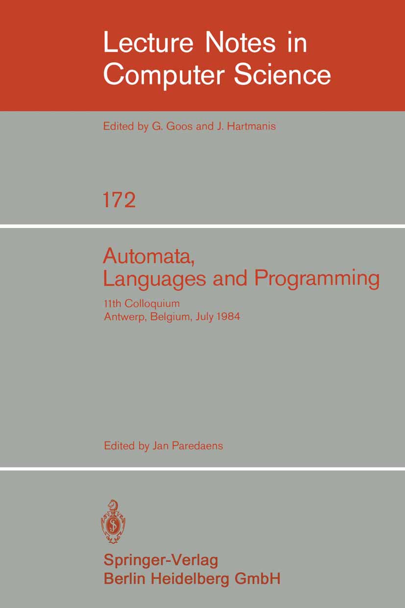 Lecture Notes in Computer Science