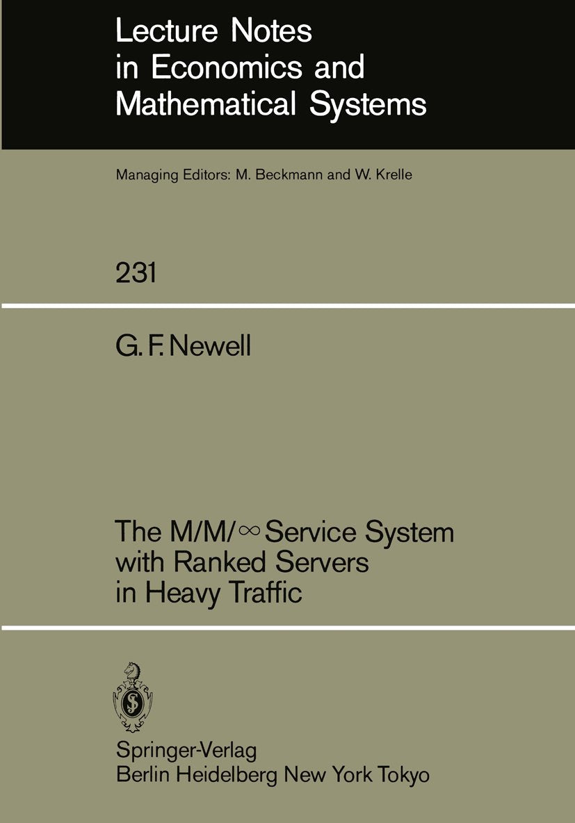 Lecture Notes in Economics and Mathematical Systems