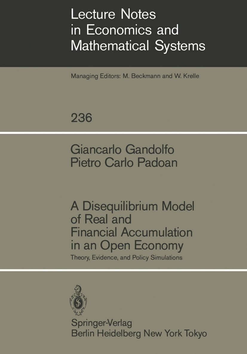 Lecture Notes in Economics and Mathematical Systems