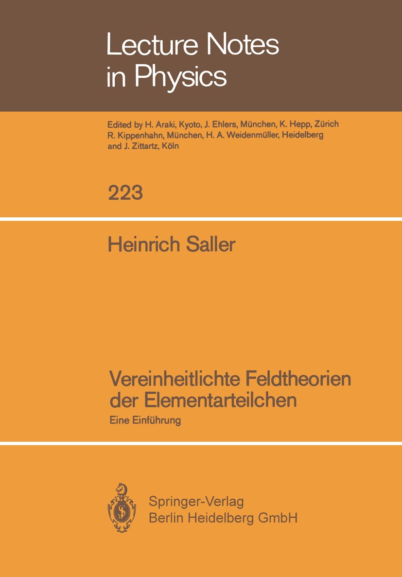 Vereinheitlichte Feldtheorien der Elementarteilchen