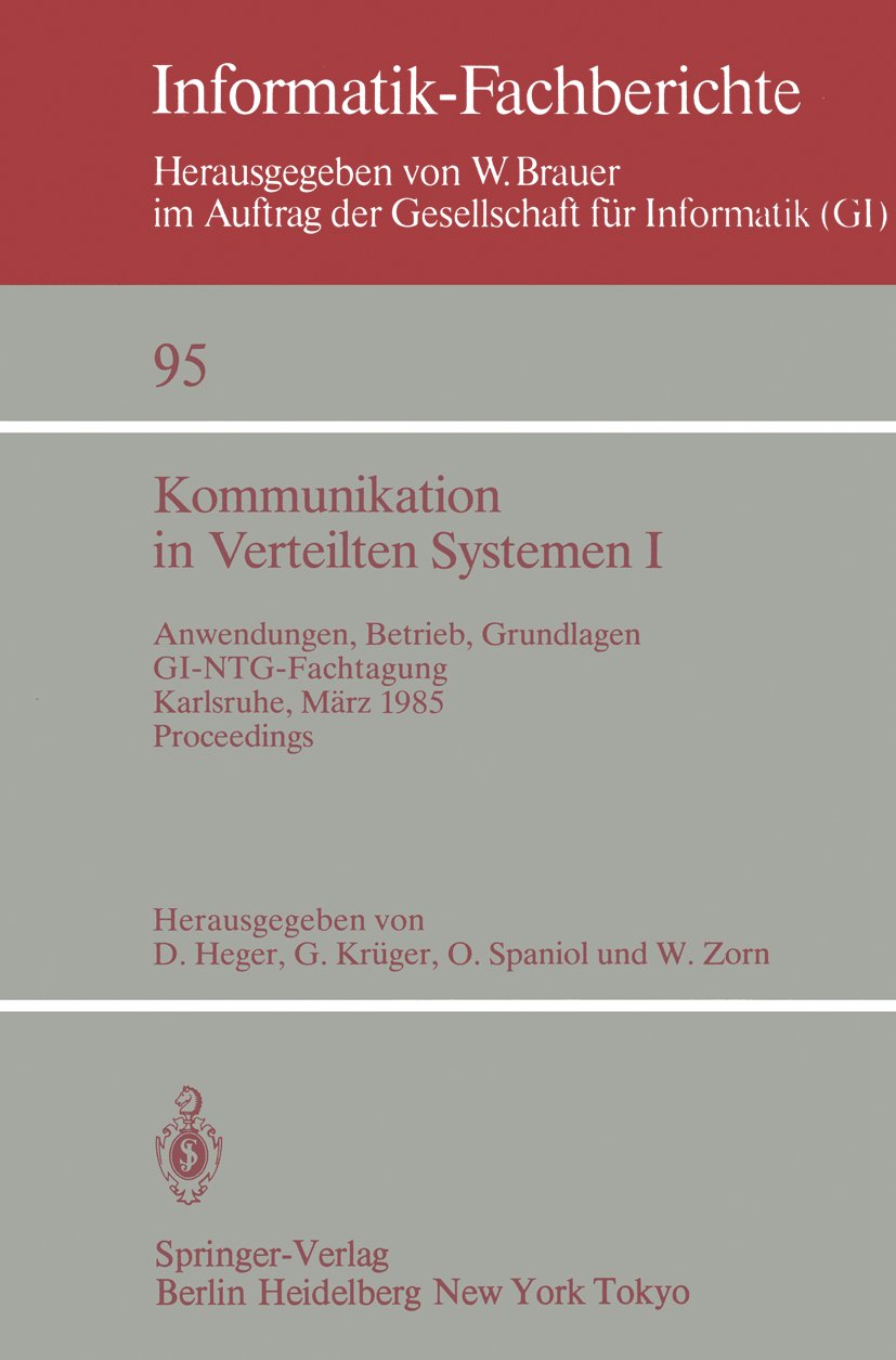 Kommunikation in Verteilten Systemen I