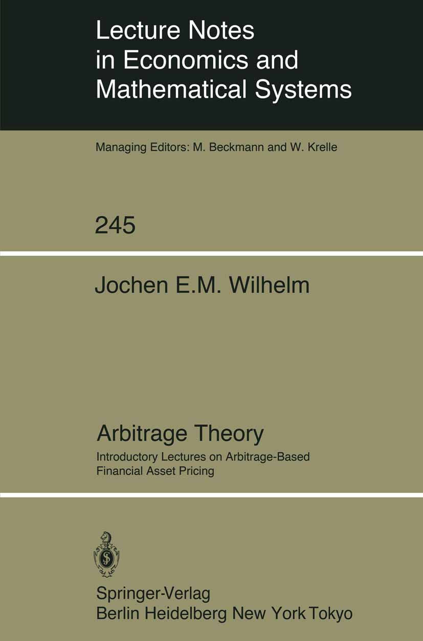 Lecture Notes in Economics and Mathematical Systems