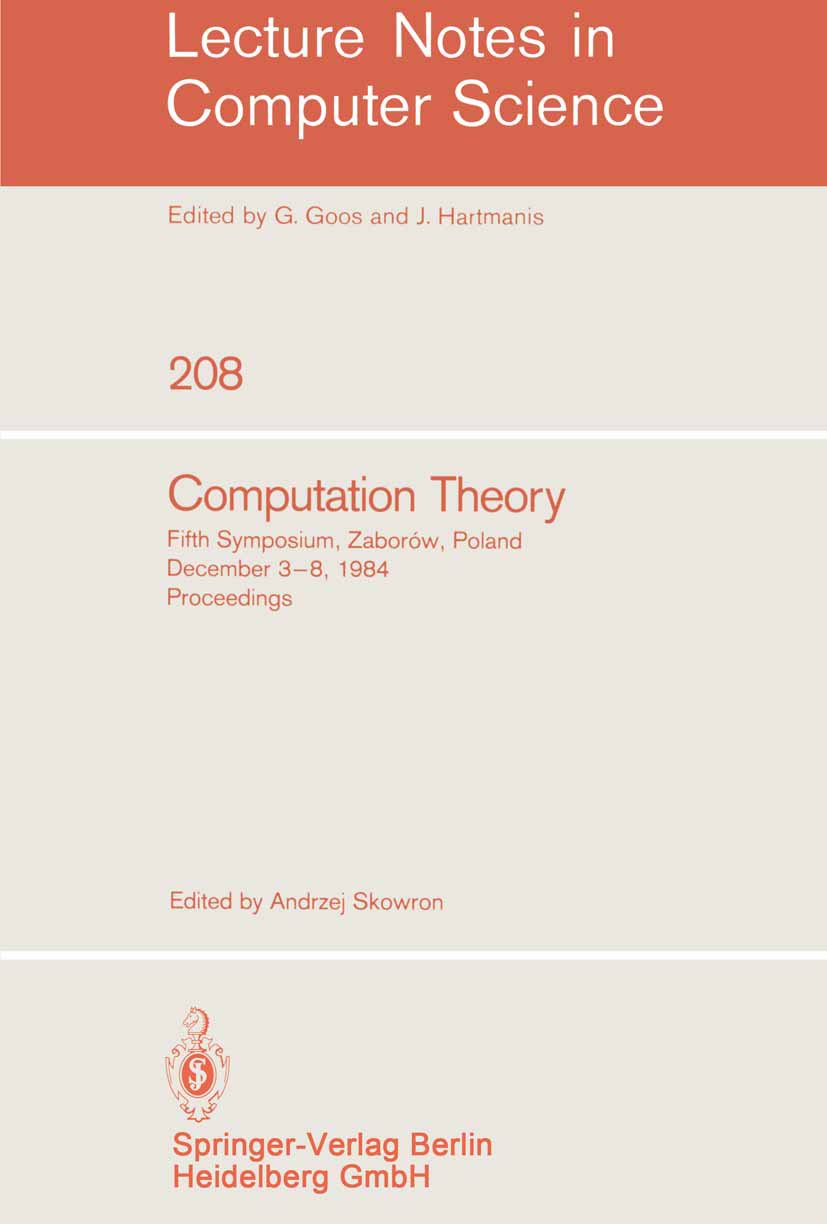 Lecture Notes in Computer Science