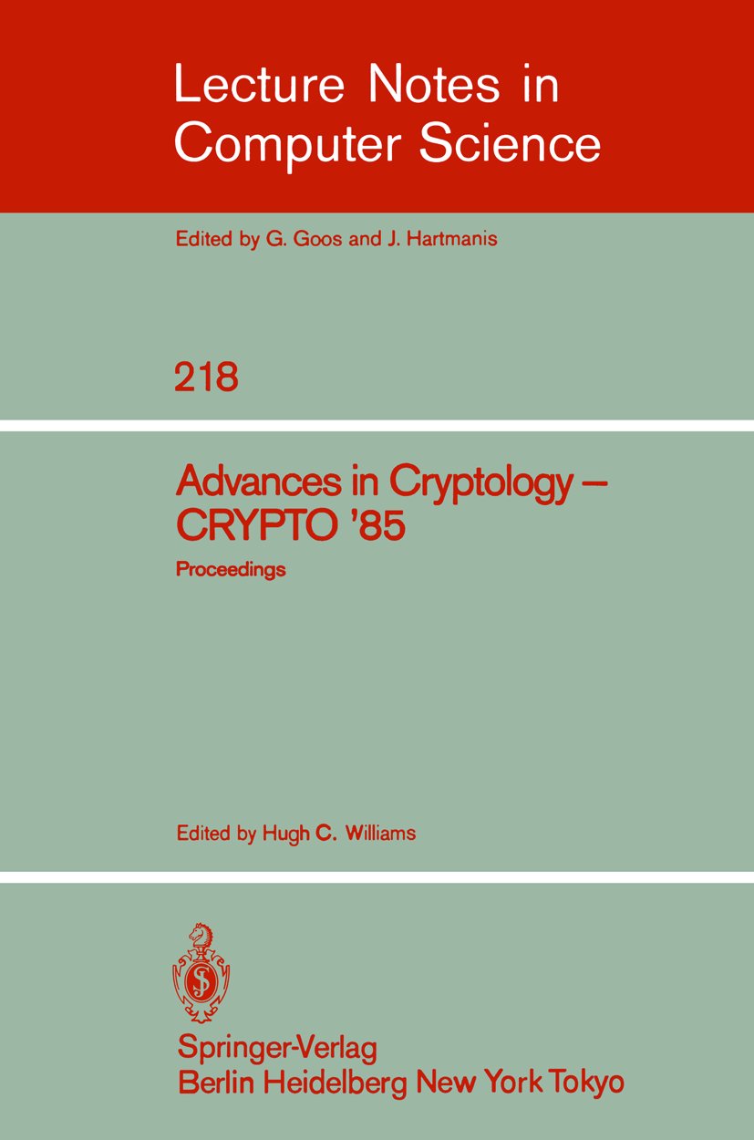 Lecture Notes in Computer Science