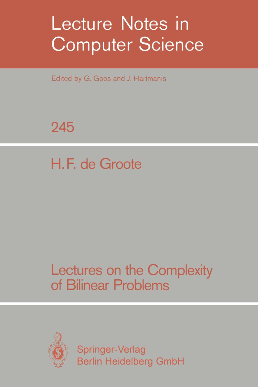 Lecture Notes in Computer Science
