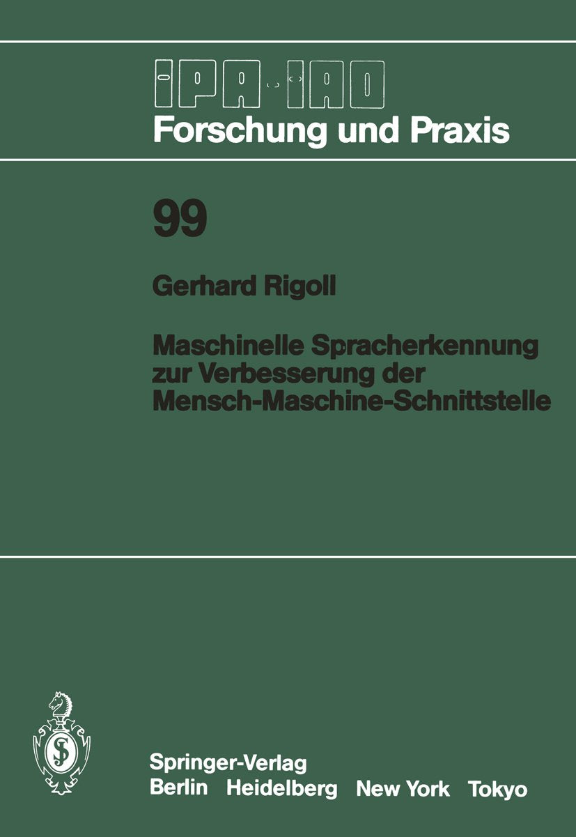 Maschinelle Spracherkennung zur Verbesserung der Mensch-Maschine-Schnittstelle