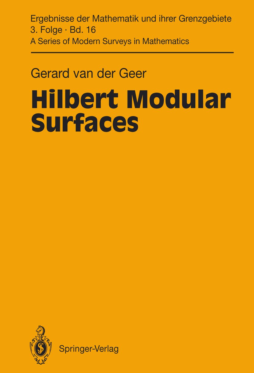 Ergebnisse der Mathematik und ihrer Grenzgebiete. 3. Folge / A Series of Modern Surveys in Mathematics