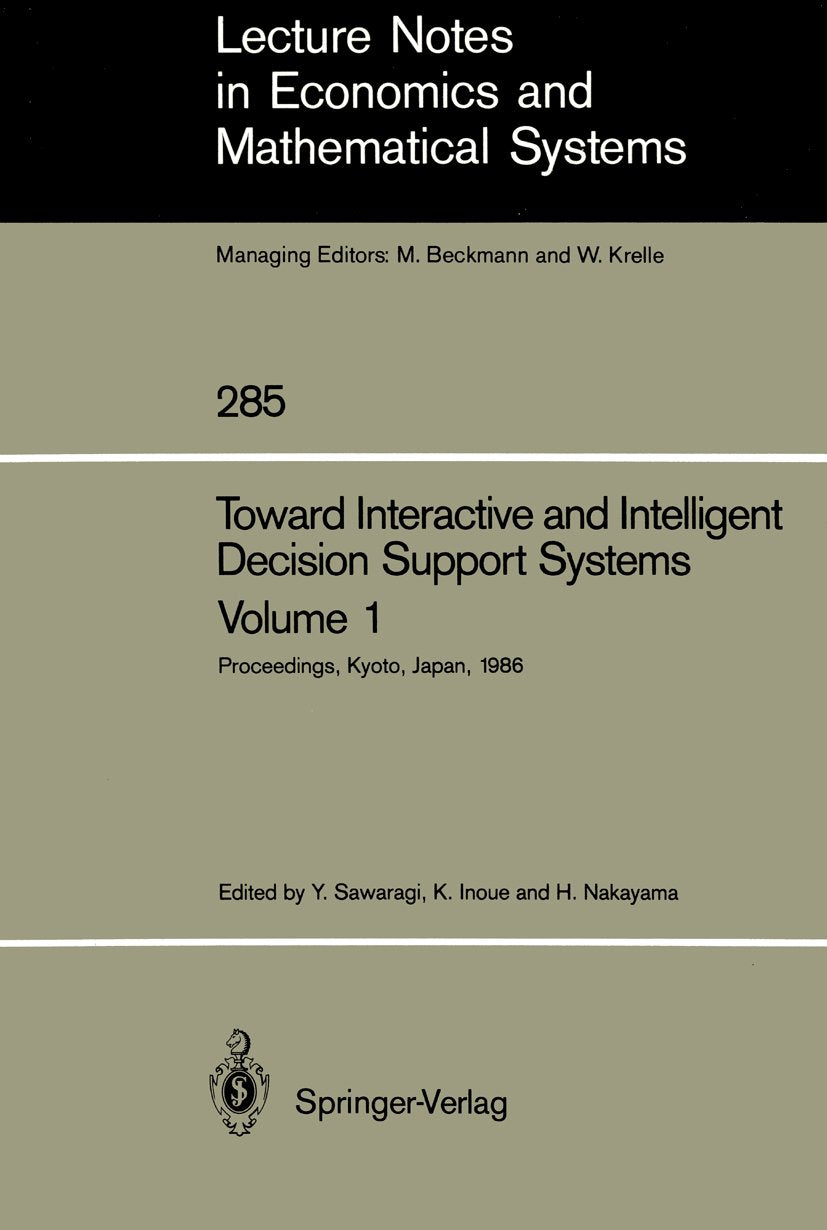 Lecture Notes in Economics and Mathematical Systems