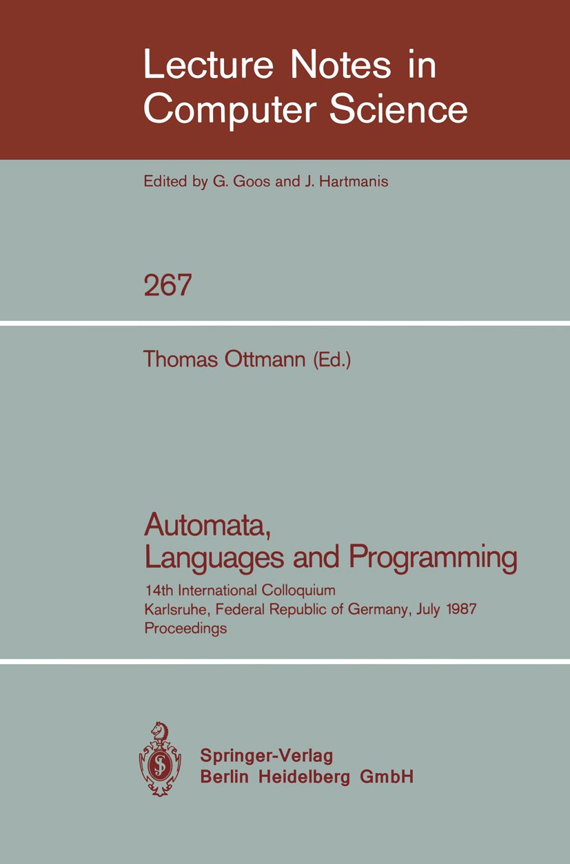 Lecture Notes in Computer Science